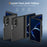 For Samsung Galaxy Z Fold8 Case Hinge Protection Translucent Matte TPU + Acrylic Phone Cover with Front Frame - Black - 2