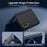 For Samsung Galaxy Z Fold8 Case Hinge Protection Translucent Matte TPU + Acrylic Phone Cover with Front Frame - Black - 5