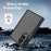 For Samsung Galaxy Z Fold8 Case Hinge Protection Translucent Matte TPU + Acrylic Phone Cover with Front Frame - Black - 6
