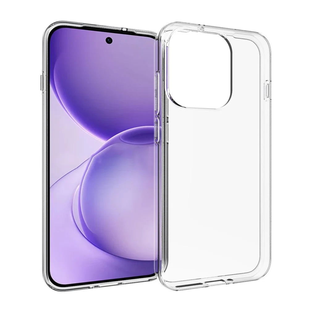 For Oppo Reno16 5G (Global) Case Watermark Resistant TPU Phone Back Cover - Transparent - 1