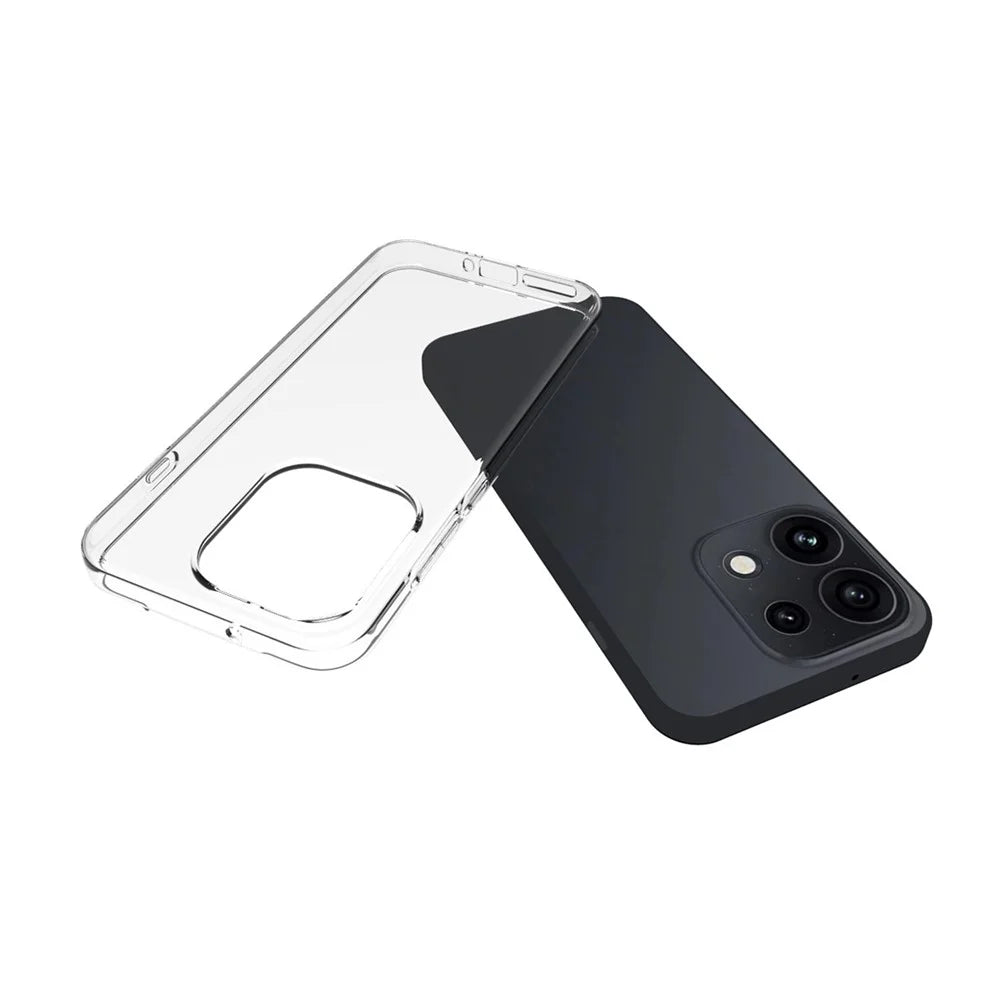 For Oppo Reno16 5G (Global) Case Watermark Resistant TPU Phone Back Cover - Transparent - 4