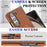 For Samsung Galaxy Z Fold8 Ultra Magnetic Case Cowhide Texture PU Leather Coated PC Phone Cover - Brown - 2