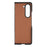 For Samsung Galaxy Z Fold8 Ultra Magnetic Case Cowhide Texture PU Leather Coated PC Phone Cover - Brown - 4