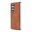 For Samsung Galaxy Z Fold8 Ultra Magnetic Case Cowhide Texture PU Leather Coated PC Phone Cover - Brown - 5