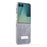 For Samsung Galaxy Z Flip8 Case Electroplating Wave Texture Leather + PC Folding Phone Cover - Purple  /  Blue - 2