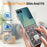 For Samsung Galaxy Z Flip8 Case Electroplating Floral Pattern PU Leather + Hard PC Phone Cover - Black - 7