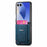 For Samsung Galaxy Z Flip8 Case Kickstand Retro Leather Back Cover with Card Holder - Blue - 2