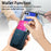 For Samsung Galaxy Z Flip8 Case Kickstand Retro Leather Back Cover with Card Holder - Blue - 7