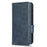 Protective Phone Cover For Nokia X30 5G, Imprinted Triangle Pattern PU Leather Wallet Stand Anti-scratch Case with Hand Strap - Blue - 7