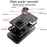 For iPhone 18 Pro / 17 Pro Case PC + TPU Kickstand Phone Back Cover with Camera Slider - Black - 7
