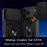 For iPhone 18 Pro Max / 17 Pro Max Case PC + TPU Kickstand Phone Back Cover with Camera Slider - Black - 7