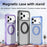 For iPhone 18 Pro Max / 17 Pro Max Case with Magnetic Kickstand Air Cushion Matte Translucent PC + TPU Phone Cover - Black - 6