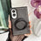 For Samsung Galaxy Z Fold8 Case with Magnetic Kickstand PU Leather Coated PC + TPU Phone Cover - Black - 2