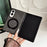For Samsung Galaxy Z Fold8 Case with Magnetic Kickstand PU Leather Coated PC + TPU Phone Cover - Black - 3