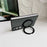 For Samsung Galaxy Z Fold8 Case with Magnetic Kickstand PU Leather Coated PC + TPU Phone Cover - Black - 7