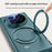 For vivo X Fold6 5G Case Kickstand Skin Touch PC Phone Cover Built-In Screen Protector - Blue - 3