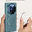 For vivo X Fold6 5G Case Kickstand Skin Touch PC Phone Cover Built-In Screen Protector - Blue - 4