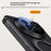 For vivo X Fold6 5G Case Kickstand Skin Touch PC Phone Cover Built-In Screen Protector - Blue - 6