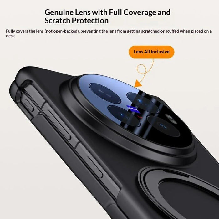 For vivo X Fold6 5G Case Kickstand Skin Touch PC Phone Cover Built-In Screen Protector - Blue - 6