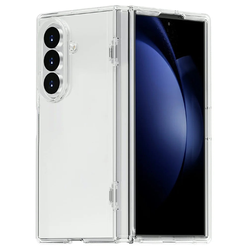 For Samsung Galaxy Z Fold8 Ultra Case PC + TPU Shockproof Clear Phone Cover - Transparent - 2