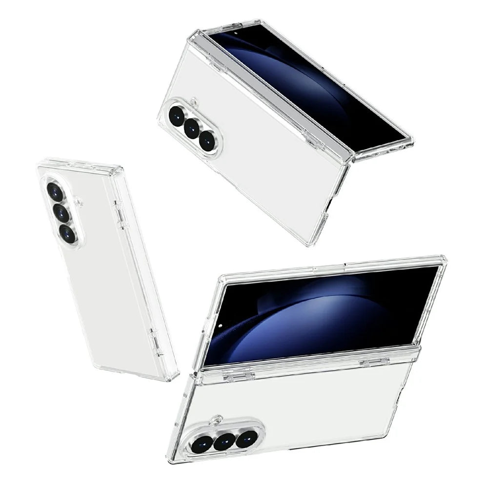 For Samsung Galaxy Z Fold8 Ultra Case PC + TPU Shockproof Clear Phone Cover - Transparent - 5