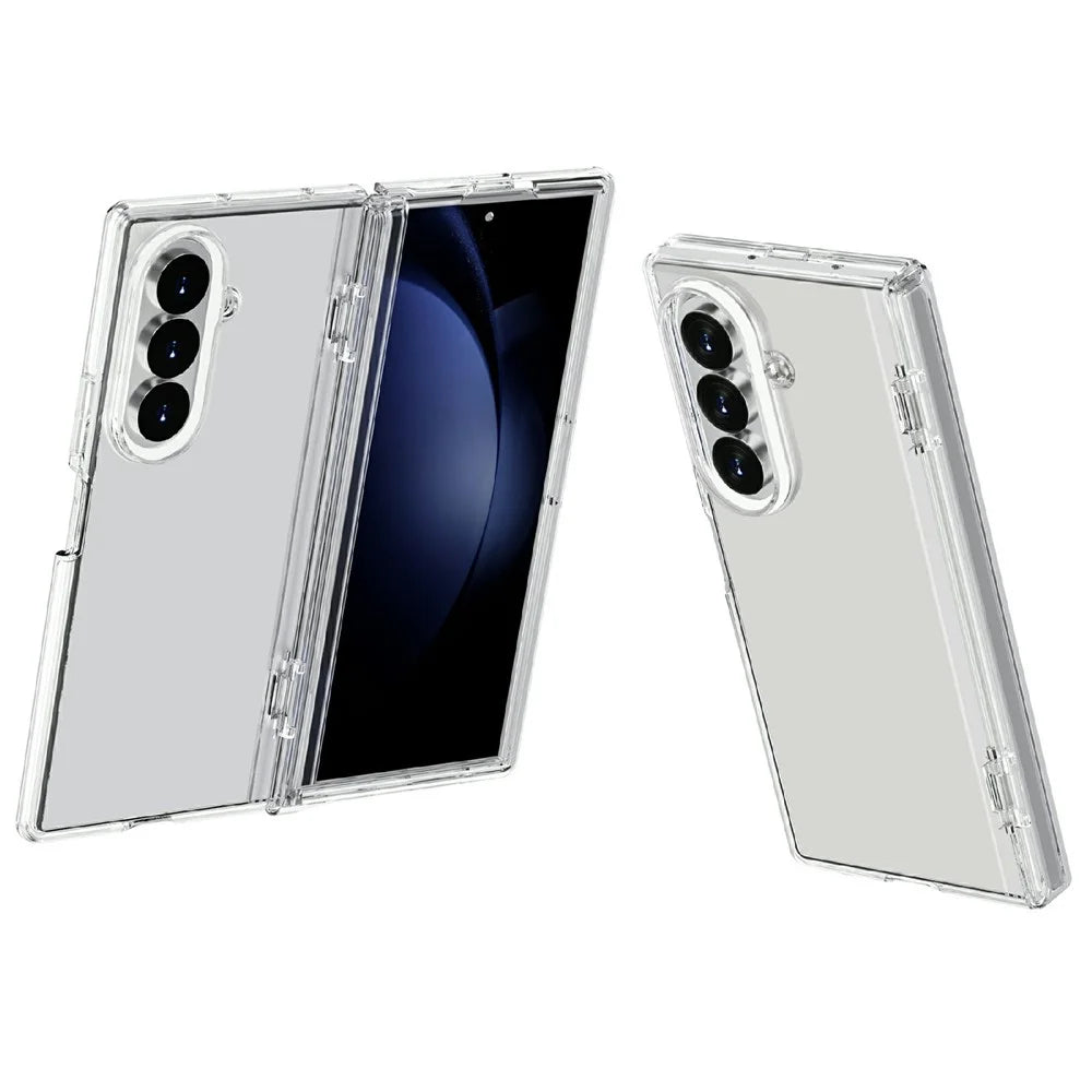 For Samsung Galaxy Z Fold8 Ultra Case PC + TPU Shockproof Clear Phone Cover - Transparent - 6
