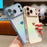 For iPhone 17 Pro Max Case Dazzling Design Electroplating Heart Pattern TPU Phone Cover - Blue - 4