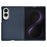 For Samsung Galaxy Z Fold8 Magnetic Case Carbon Fiber Texture PC Phone Cover with Screen Protector - Blue - 1