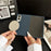 For Samsung Galaxy Z Fold8 Magnetic Case Carbon Fiber Texture PC Phone Cover with Screen Protector - Blue - 5