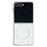 For Samsung Galaxy Z Flip8 Magnetic Case Clear Acrylic Back Phone Cover - Transparent - 1