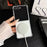 For Samsung Galaxy Z Flip8 Magnetic Case Clear Acrylic Back Phone Cover - Transparent - 3
