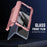 For Samsung Galaxy Z Fold8 Ultra  Case Kickstand Hard PC Phone Cover with Stylus  /  Screen Protector - Pink - 3