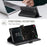 AUTSPACE for Samsung Galaxy S26 Ultra Wallet Case  A01 Leather Stand Cover with RFID Blocking Card Holder - Black - 2