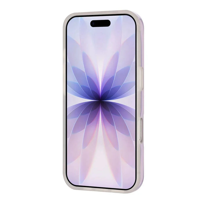 For iPhone 15 Pro Max Case IMD Stripe TPU Full Coverage Shockproof Phone Protective Cover - Purple - 6