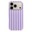 For iPhone 18 Pro Max / 17 Pro Max Case IMD Stripe TPU Full Coverage Shockproof Phone Protective Cover - Purple - 2