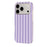 For iPhone 18 Pro Max / 17 Pro Max Case IMD Stripe TPU Full Coverage Shockproof Phone Protective Cover - Purple - 3