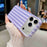 For iPhone 18 Pro Max / 17 Pro Max Case IMD Stripe TPU Full Coverage Shockproof Phone Protective Cover - Purple - 7