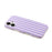 For iPhone 16 Plus Case IMD Stripe TPU Full Coverage Shockproof Phone Protective Cover - Purple - 4