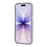 For iPhone 14 Pro Max Case IMD Stripe TPU Full Coverage Shockproof Phone Protective Cover - Purple - 6