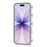 For iPhone 13 Pro Case Retro Polka Dot IMD TPU Full Coverage Phone Protective Cover - White - 6