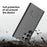 For Samsung Galaxy S23 Ultra Drop Proof Woven Texture Clip Kickstand PC + TPU Case Sliding Screen Cover Phone Protector - 4