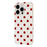 For iPhone 14 Pro Max Case Retro Polka Dot IMD TPU Full Coverage Phone Protective Cover - White - 3