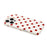 For iPhone 14 Pro Max Case Retro Polka Dot IMD TPU Full Coverage Phone Protective Cover - White - 4