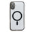 For iPhone 17 Magnetic Case Acryic + TPU Phone Cover with PET Lens Protector - Black - 1