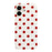 For iPhone 16 Plus Case Retro Polka Dot IMD TPU Full Coverage Phone Protective Cover - White - 2