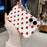 For iPhone 16 Plus Case Retro Polka Dot IMD TPU Full Coverage Phone Protective Cover - White - 7