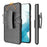 for Samsung Galaxy S23+ Bump Proof Woven Texture Clip Kickstand PC + TPU Case Sliding Screen Cover Phone Protector - 2