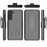for Samsung Galaxy S23+ Bump Proof Woven Texture Clip Kickstand PC + TPU Case Sliding Screen Cover Phone Protector - 6