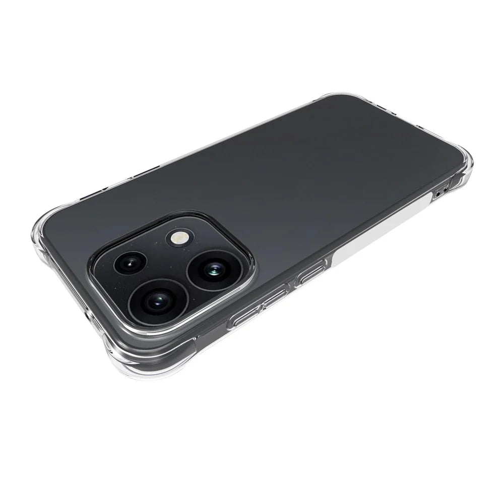 WANLONFENG for Oppo Reno16 5G (Global) / Oppo Reno16 5G (China) / Oppo Reno16 Pro 5G (Global) Case  WL Series 2.0mm Clear TPU Cover with Tempered Glass (Big Lens Hole) - Transparent - 3