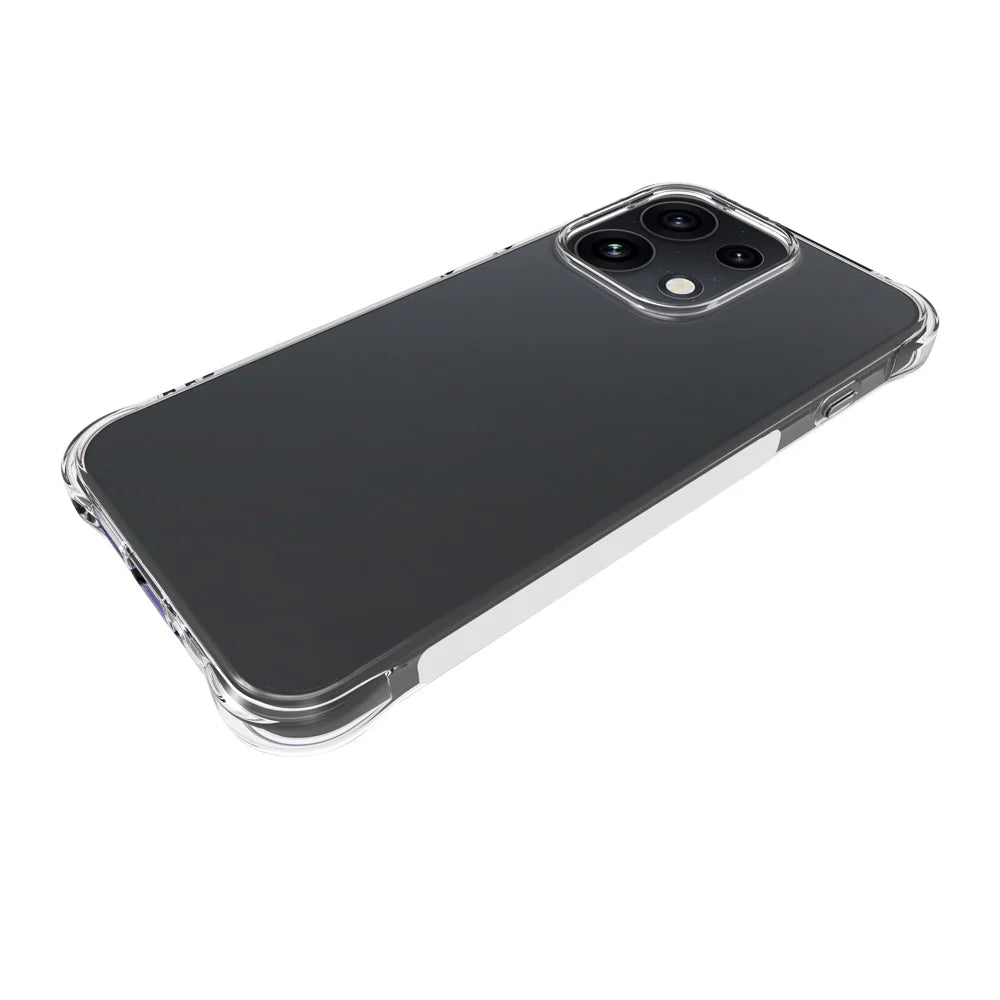WANLONFENG for Oppo Reno16 5G (Global) / Oppo Reno16 5G (China) / Oppo Reno16 Pro 5G (Global) Case  WL Series 2.0mm Clear TPU Cover with Tempered Glass (Big Lens Hole) - Transparent - 4
